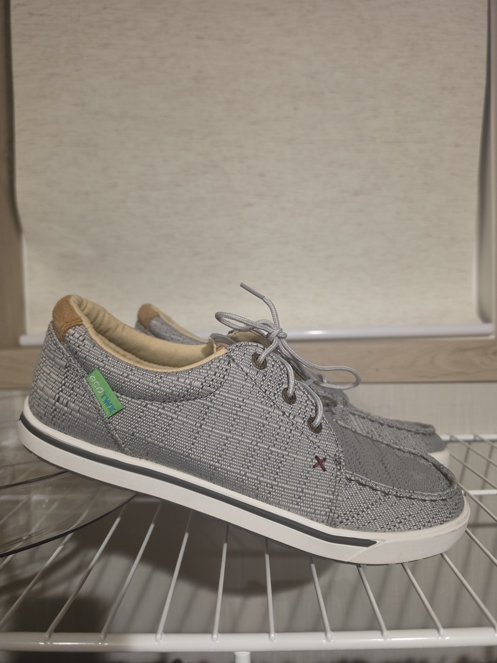 Twisted X Women's Light Gray Hooey Loper Size 9 1/2M